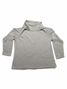 Judith Hart Sweater Women’s 2X Silver Glitter Silk Blend Turtleneck